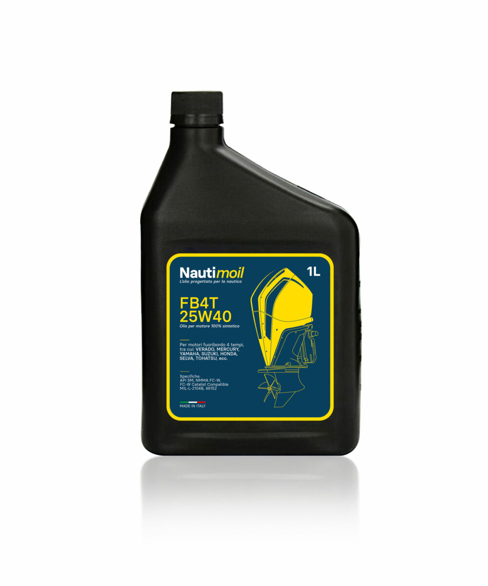 NAUTIMOIL Fuoribordo FB4T sintetico | 25W40 | 1L